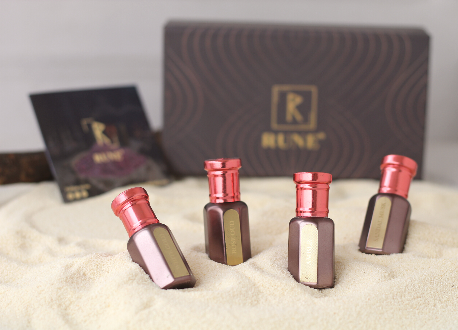 Essence Euphoria: A Gift Set of 4 Luxurious Attars